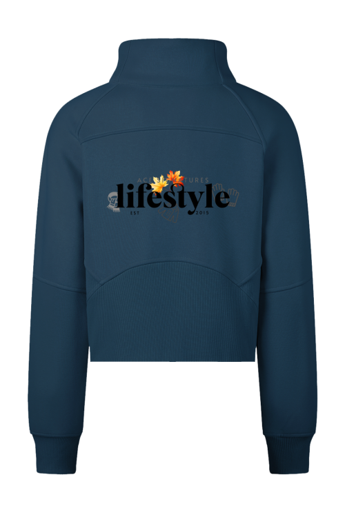 Cropped Half-Zip Lifestyle Sweatshirt